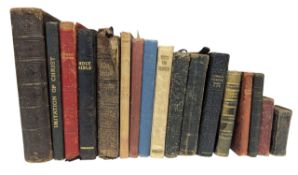 CIRCA 14 19TH CENTURY & LATER POCKET BIBLES & PRAYER BOOKS