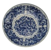 20TH CENTURY CHINESE BLUE AND WHITE 