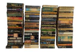 SCIFI PULP FICTION. LARGE COLLECTION OF READ PAPERBACK SCIENCE FICTION BOOKS
