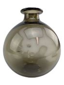 PLUS, NORWAY - VINTAGE STUDIO ART GLASS GLOBE VASE
