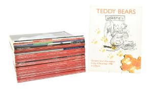 AUCTION CATALOGUES. COLLECTION OF THIRTY-FOUR CHRISTIES TOY CATALOGUES