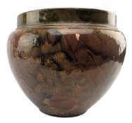 ROYAL DOULTON - AUTUMN LEAF CERAMIC JARDINIERE / PLANTER