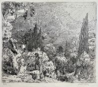 ADOLPHE-MARIE BEAUFRERE - THE SAMARITAN &... - DRYPOINT ETCHING