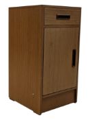 BRITISH MODERN DESIGN - VINTAGE TEAK BEDSIDE CHEST