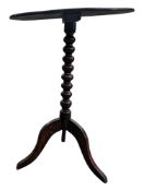 VICTORIAN MAHOGANY TRIPOD OCCASSIONAL TABLE