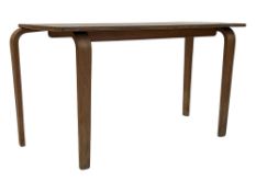 ESAVIAN FURNITURE - 1950S BENT PLY SCHOOL DESK