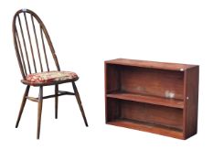 ERCOL - VINTAGE BEECH & ELM HOOP BACK WINDSOR CHAIR