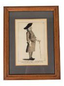 MATTHEW DARLY (1720 - 1778) - 18TH CENTURY ETCHING 'THE ENGLISH JESUIT'