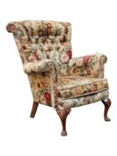 EARLY 20TH CENTURY CHESTERFIELD STYLE ARMCHAIR