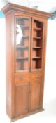 EARLY 20TH CENTURY MAHOGANY SLIM TALL BOOKCASE
