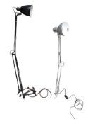 TWO LARGE 20TH CENTURY ANGLEPOISE STYLE LAMPS