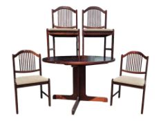 BRITISH MODERN DESIGN - MID CENTURY TEAK WOOD DINING ROOM SUITE