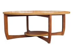 BRITISH MODERN DESIGN - MID CENTURY TEAK COFFEE TABLE