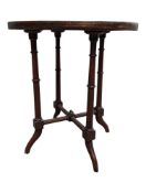 EDWARDIAN MARQUETRY INLAID OCCASIONAL TABLE