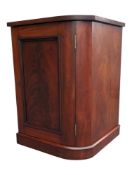 20TH CENTURY MAHOGANY PEDESTAL DRINKS CABINET