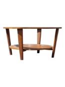 G-PLAN ASTRO STYLE 20TH CENTURY GLASS & TEAK COFFEE TABLE