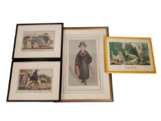 COLLECTION OF FOUR 19TH CENTURY ENGRAVINGS