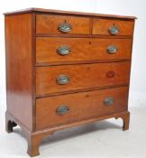 19TH CENTURY GEORGE III CHEST OF DRAWERS