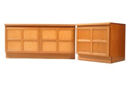 NATHAN - TWO MID CENTURY TEAK SQUARES UNITS