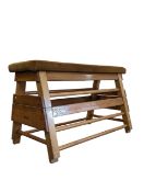 EARLY 20TH CENTURY SCHOOL MODULAR VAULTING POMMEL HORSE