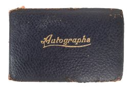 AUTOGRAPH ALBUM - ENGLAND CRICKET TEAM, JOHN WAYNE ETC