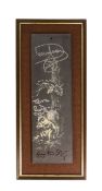 ONLY FOOLS & HORSES - TROTTER FLAT AUTOGRAPHED SLATE PICTURE