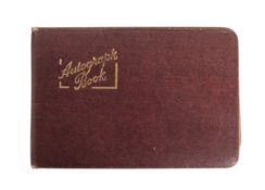 AUTOGRAPH ALBUM - C1950S / 1960S - INC HANCOCK'S HALF HOUR