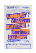 ROCK 'N ROLL - R'N'B 1964 - ORIGINAL FLYER FROM THE COLSTON HALL, BRISTOL
