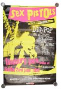 SEX PISTOLS (BAND) - ORIGINAL 1996 FINSBURY PARK CONCERT POSTER