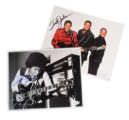 TITO JACKSON (D.2024) - THE JACKSONS - AUTOGRAPHED PHOTOS - ACOA