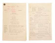 THE GOON SHOW – BBC COMEDY SHOW 1951-1960 - ORIGINAL RECORDING SCRIPT