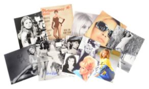 AUTOGRAPHS - COLLECTION TO INCLUDE BRITT EKLAND, DIANE KEEN ETC