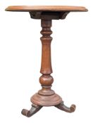 19TH CENTURY WILLIAM IV MAHOGANY SIDE TABLE