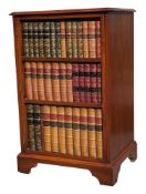 VINTAGE 20TH CENTURY MAHOGANY FAUX BOOK FRONT CABINET