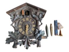 20TH CENTURY GERMAN BLACK FOREST STYLE CUCKOO CLOCK