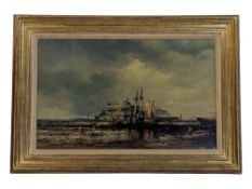 JOHN CALLOW (UK, 1822 - 1878) - MID 19TH CENTURY OIL ON BOARD PAINTING