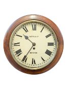 THOMAS GATH & CO - LATE 19TH CENTURY BRISTOL FACTORY / STATION CLOCK