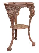 VICTORIAN 19TH CENTURY CAST IRON BRITANNIA PUB TAVERN TABLE BASE