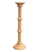 20TH CENTURY BEECH WOOD PLANT STAND JARDINERE / TORCHERE