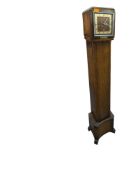 ART DECO 20TH CENTURY OAK GRANDDAUGHTER LONG CASE CLOCK