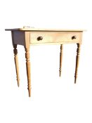 VICTORIAN 19TH CENTURY PINE WRITING TABLE DESK