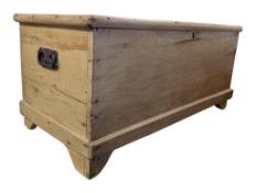 VICTORIAN 19TH CENTURY COUNTRY PINE BLANKET BOX