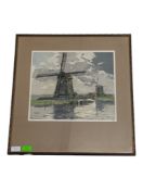 HANS FIGURA (1898 - 1978) - 20TH CENTURY LIMITED EDITION COLOURED ETCHING
