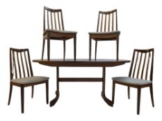 VICTOR B WILKINS FOR G PLAN FURNITURE - FRESCO - DINING TABLE & CHAIRS