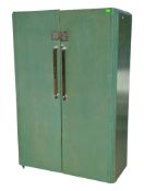 1930S ART DECO GREEN ART DECO LARGE LADIES WARDROBE