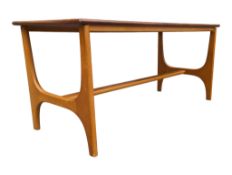 BRITISH MODERN DESIGN - VINTAGE TEAK MID CENTURY COFFEE TABLE
