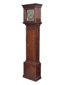 GEORGE III 19TH CENTURY MAHOGANY LONGCASE CLOCK