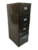 RONEO - VINTAGE INDUSTRIAL METAL FILING CABINET
