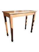 19TH CENTURY VICTORIAN MAHOGANY CONSOLE TABLE / HALL TABLE