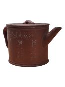 19TH CENTURY CHINESE TERRACOTTA TEAPOT